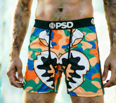PSD American Trendy Brand Men's Quick-Drying Printed Boxer Briefs