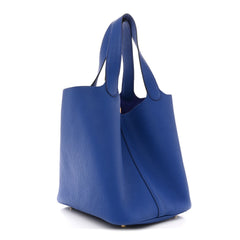 Taurillon Maurice Picotin Lock 22 MM Bleu Royal