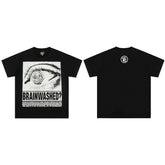European and American style heavyweight HELLSTAR Hell Star short sleeved men's trendy brand digital graffiti Vintage women's loose T-shirt (14)