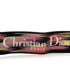 Canvas Embroidered Floral Shoulder Strap Black Multicolor