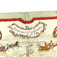 Silk Traineaux Et Glissades Scarf 90