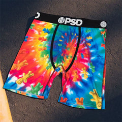 PSD American Trendy Brand Men's Quick Drying Explosive Knitted Comfortable Printed Extended Flat Angle Sports Underwear Quadrangle Pants (6)