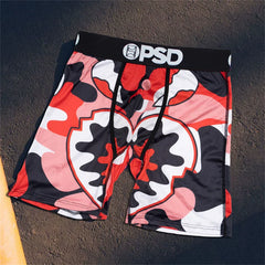 PSD American Trendy Brand Men's Quick Drying Explosive Knitted Comfortable Printed Extended Flat Angle Sports Underwear Quadrangle Pants (14)