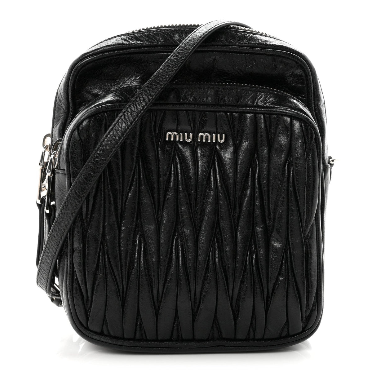 Nappa Matelasse Crossbody Black