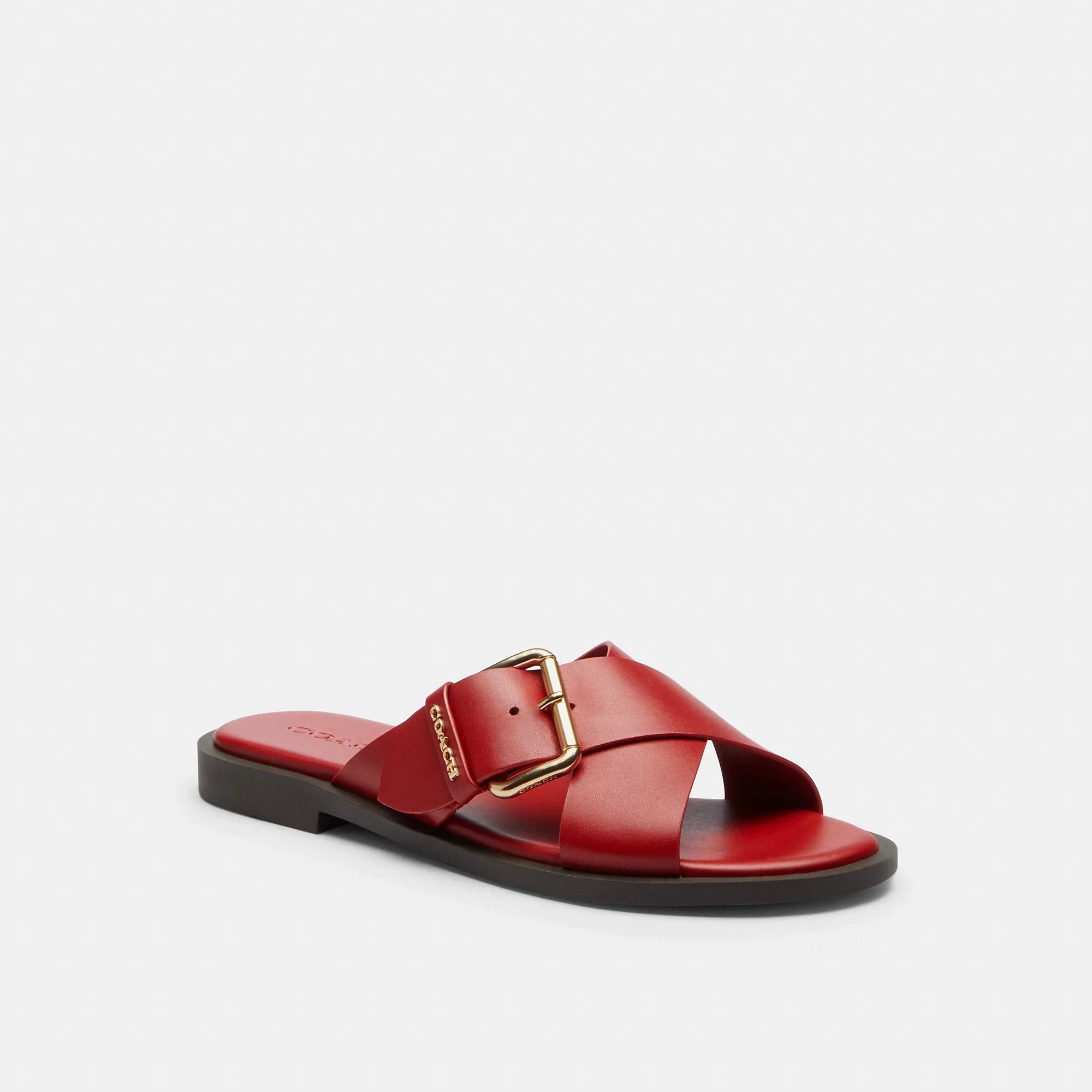 Coach Outlet Crisscross Buckle Sandal