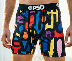 PSD American Trendy Brand Men's Quick-Drying Printed Boxer Briefs